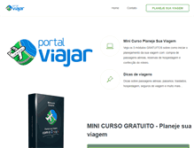 Tablet Screenshot of portalviajar.com.br